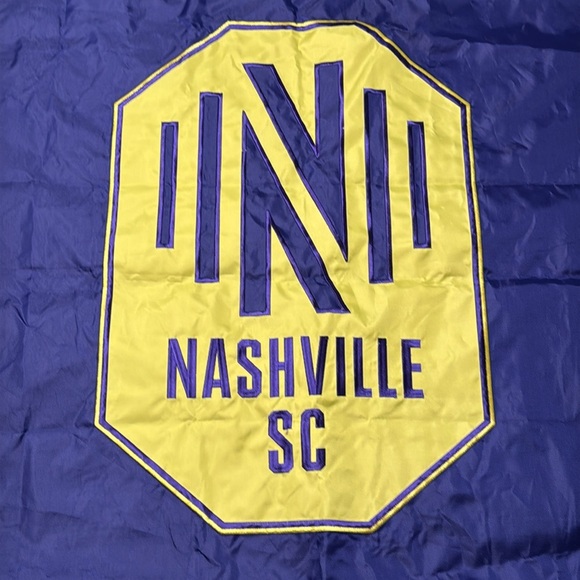 Nashville SC Applique Banner Flag Double Sided Nashville TN Soccer Club - Picture 4 of 8
